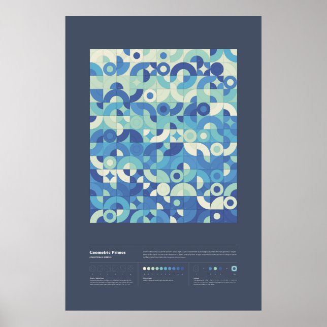 Affiche Primes géométriques - Collection 2, Série 2 (Devant)