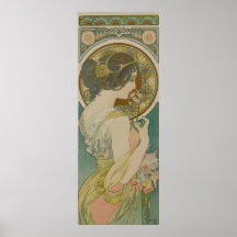 Primrose par Alphonse Mucha