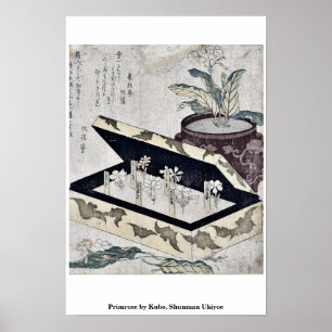 Affiche Primrose par Kubo, Shunman Ukiyoe