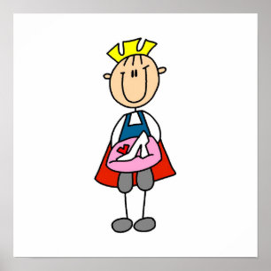 Affiche Prince Avec Chaussure En Verre