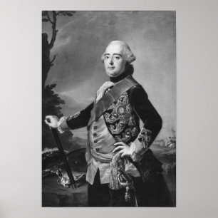 Affiche Prince Elector Frederic II de Hesse-Kassel