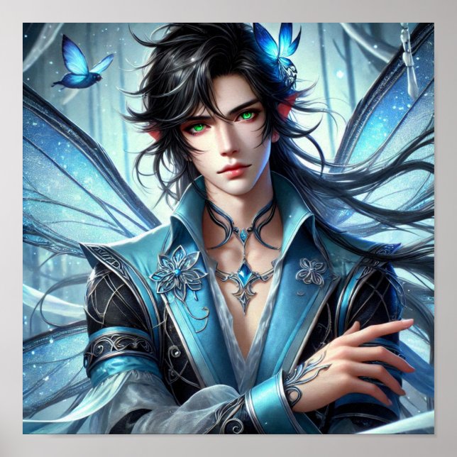 Affiche Prince enchanté aux yeux d'émeraude (Devant)