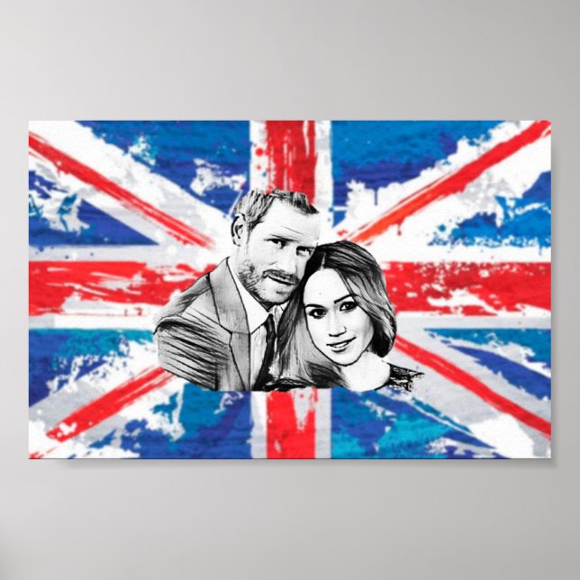 Affiche Prince Harry fiançailles (Devant)