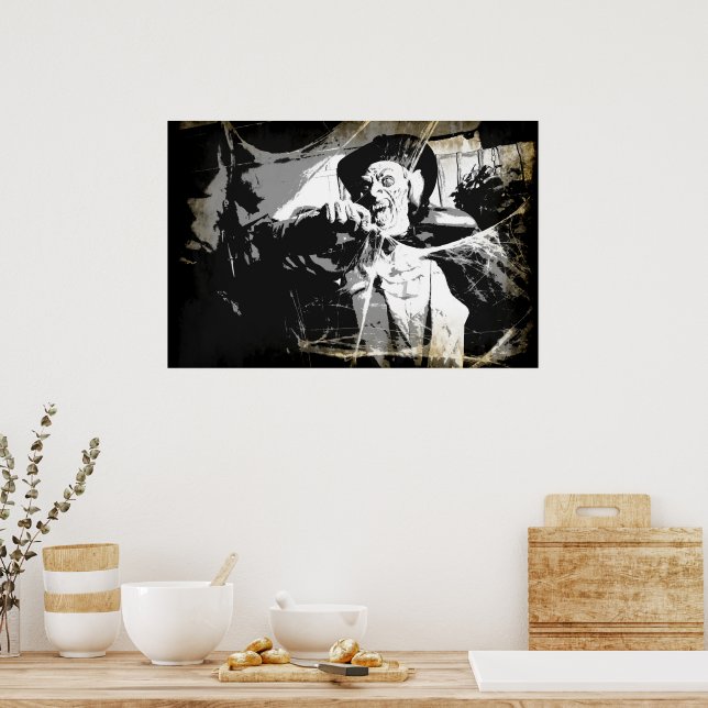 Affiche Prince Vampire - Conception Halloween (Cuisine)