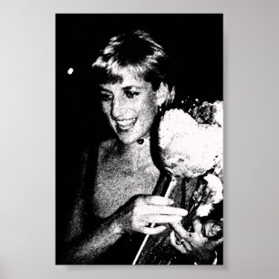 Affiche princess Di digital.jpg Postcard