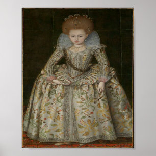 AFFICHE PRINCESS ELIZABETH (1596-1662)