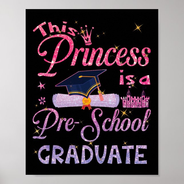 Affiche Princess Est Un Pré-Diplômé Pré K (Devant)