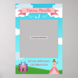 Affiche Princess Party Frame Prop pour Photo Booth