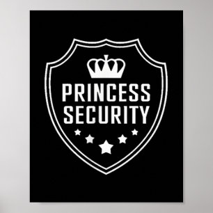 Affiche Princess Security Protection Anniversaire de la fa