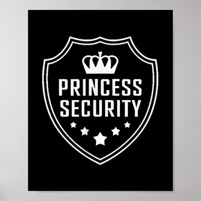 Affiche Princess Security Protection Anniversaire de la fa (Devant)