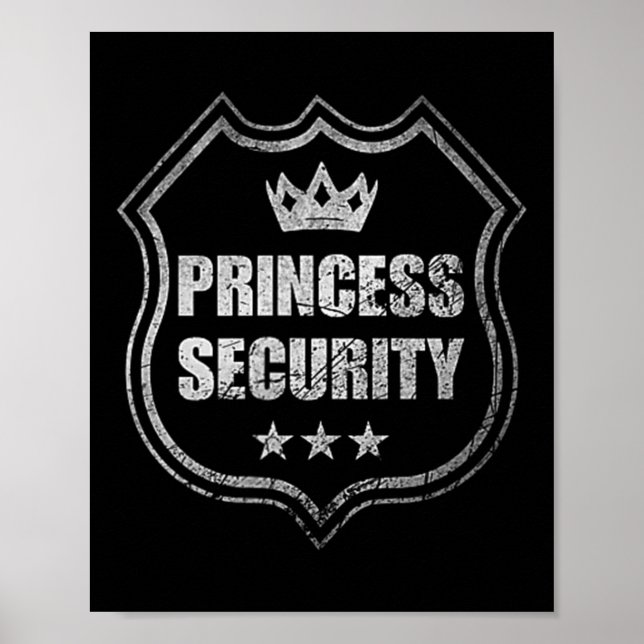 Affiche Princess Security Protection Anniversaire Party Ma (Devant)