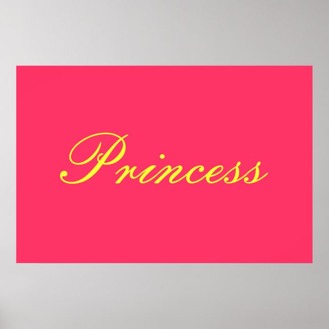 Affiche Princesse (Devant)