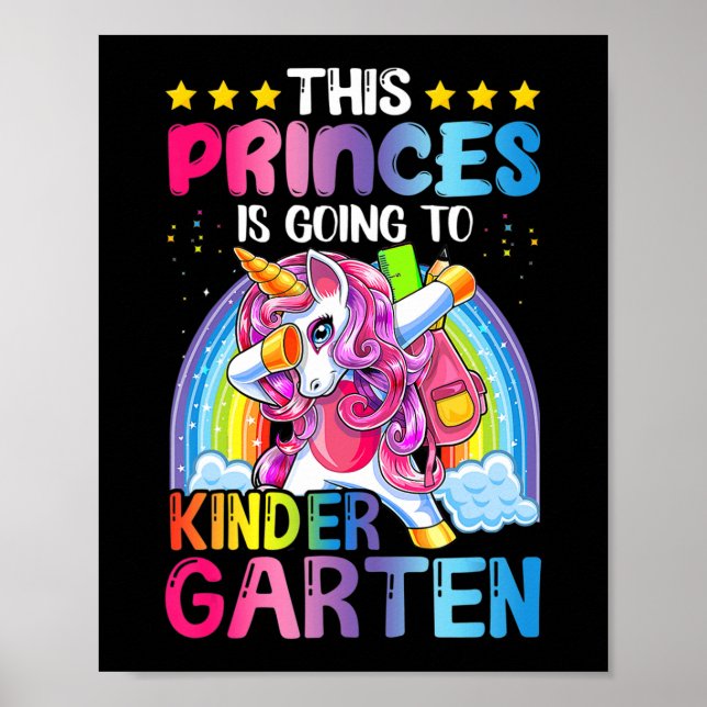 Affiche Princesse Aller à la maternelle Don Retour à l'éco (Devant)