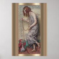 princesse Art nouveau et sa peinture de singe