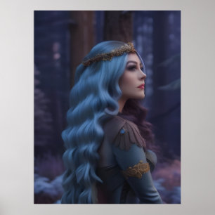 Affiche Princesse dans la forêt