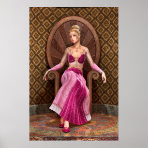 Affiche Princesse de conte de fées