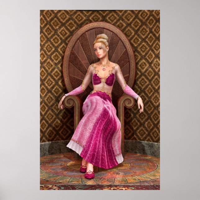 Affiche Princesse de conte de fées (Devant)