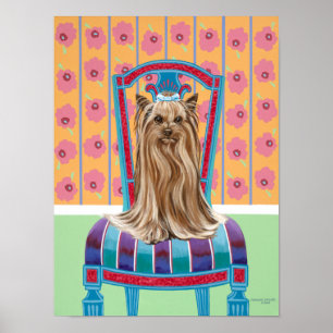 Affiche Princesse de la Couronne Yorkie