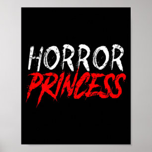 Affiche Princesse d'horreur Funny Halloween Films Écran Fi