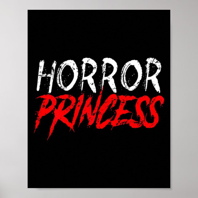 Affiche Princesse d'horreur Funny Halloween Films Écran Fi (Devant)