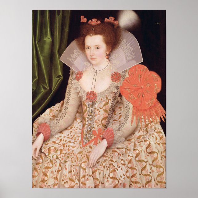 Affiche Princesse Elizabeth, fille de James I, 1612 (Devant)