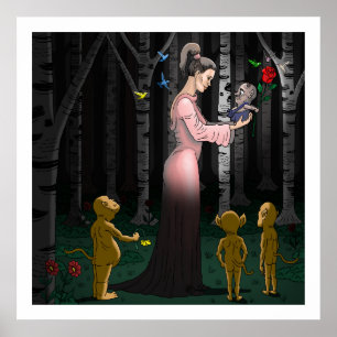 Affiche Princesse et Gobelins