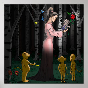 Affiche Princesse et Gobelins