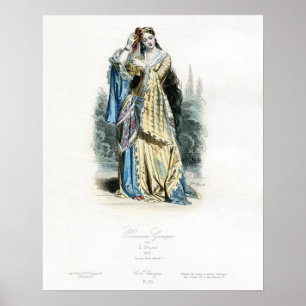 Affiche Princesse grecque Traditional Costume