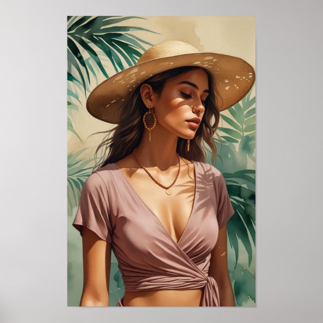 Affiche Princesse Rose Poussiéreuse (Devant)