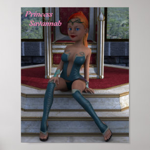 Affiche Princesse Savannah