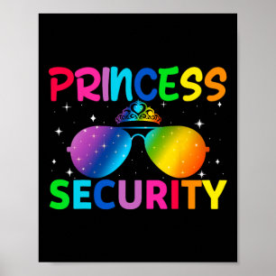 Affiche Princesse Sécurité Anniversaire Halloween Party Fu