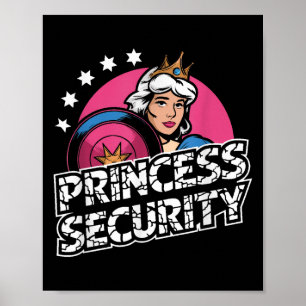 Affiche Princesse Sécurité Anniversaire Papa & Maman G