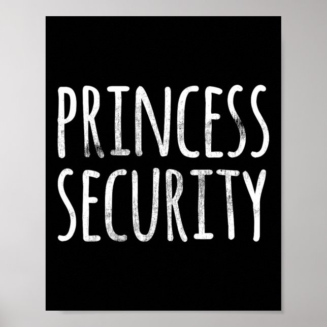 Affiche Princesse Sécurité Halloween Costume Papa Hommes M (Devant)