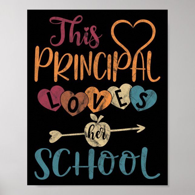 Affiche Principal aime son enseignant principal divertisse (Devant)