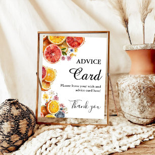 Affiche Principal Squeeze Citrus Conseils panneau de douch