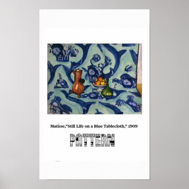 Affiche Principes de l'art - Motif, Matisse (Devant)
