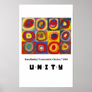 Affiche Principes de l'art - Unité, Kandinsky