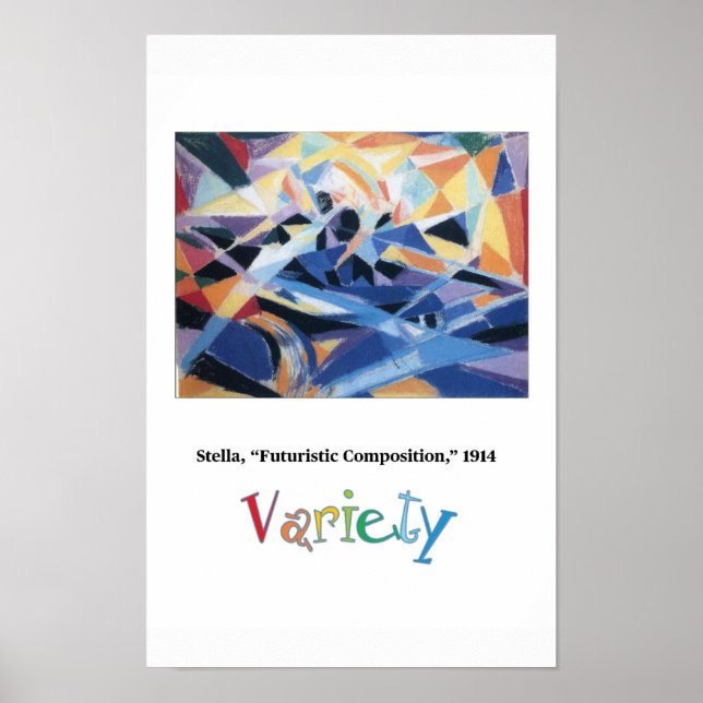 Affiche Principes de l'art - Variété, Stella (Devant)