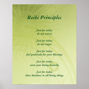 Affiche Principes de Reiki