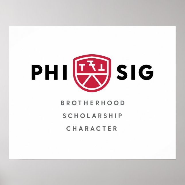 Affiche Principes Phi Sigma Kappa (Devant)