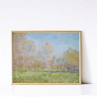 Affiche Printemps à Giverny – Paysage Artistique Impressio