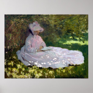 Affiche Printemps de Claude Monet