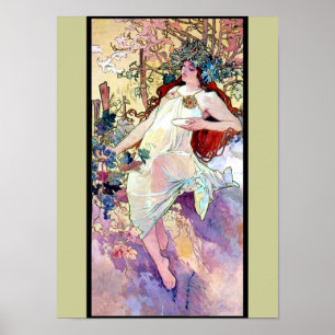 Affiche Printemps été hiver