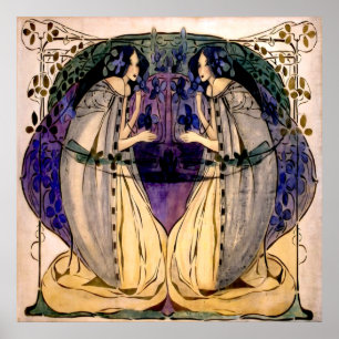 Affiche Printemps - Frances MacDonald