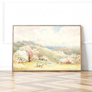 Affiche Printemps, Joseph Rubens Powell
