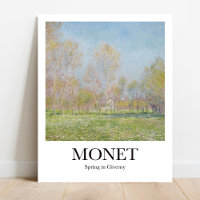 Printemps Monet à Giverny Art Imprimer