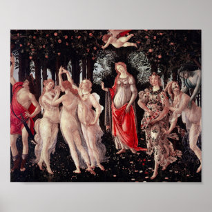 Affiche Printemps Primavera Sandro Botticelli Renaissance