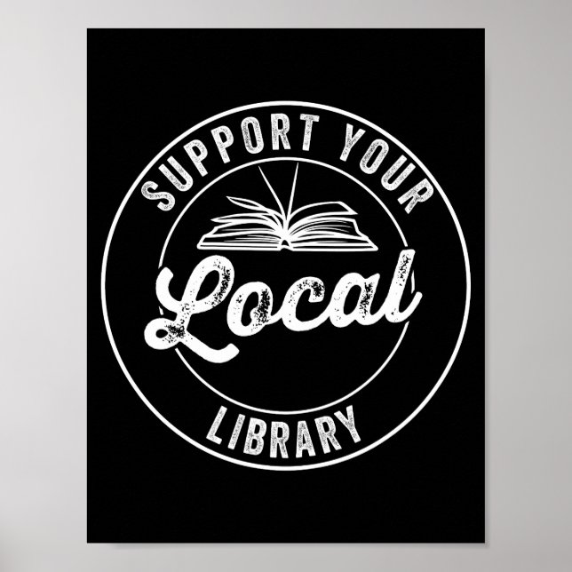 Affiche Prise en charge de l'aimant de votre bibliothèque  (Devant)