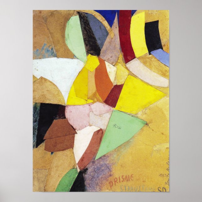 Affiche Prismes solaires simultanés | Sonia Delaunay | (Devant)
