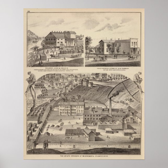Affiche Prison d'État du Minnesota (Devant)